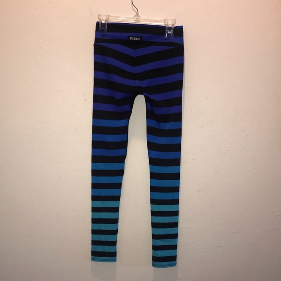K.Deer blue/black ombré leggings. Large - Picture 2 of 4